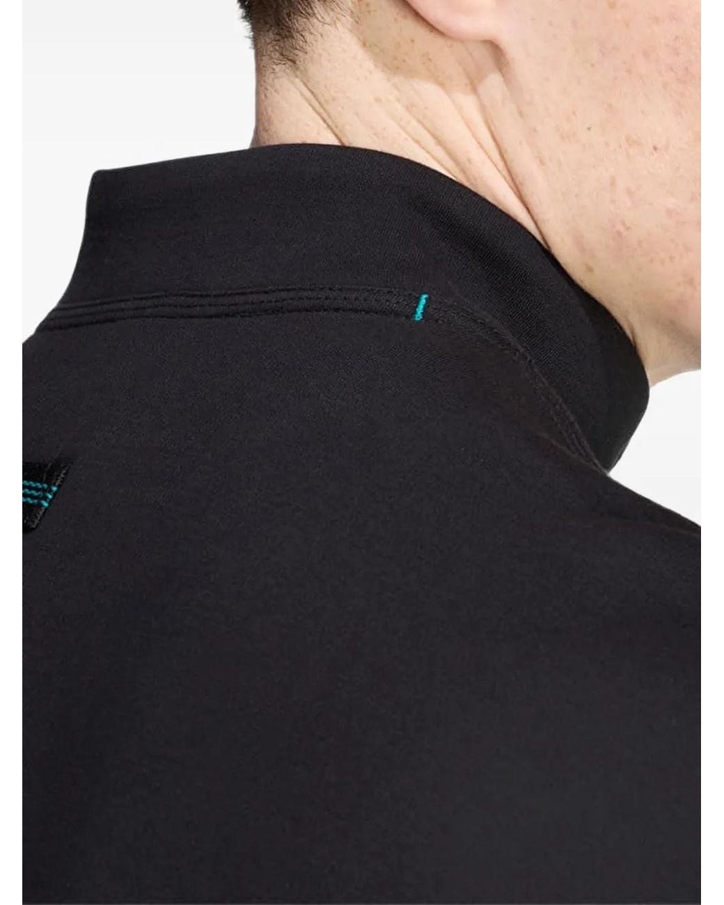 Adidas Black Equipment Spacer Half-Zip Sweatshirt for men