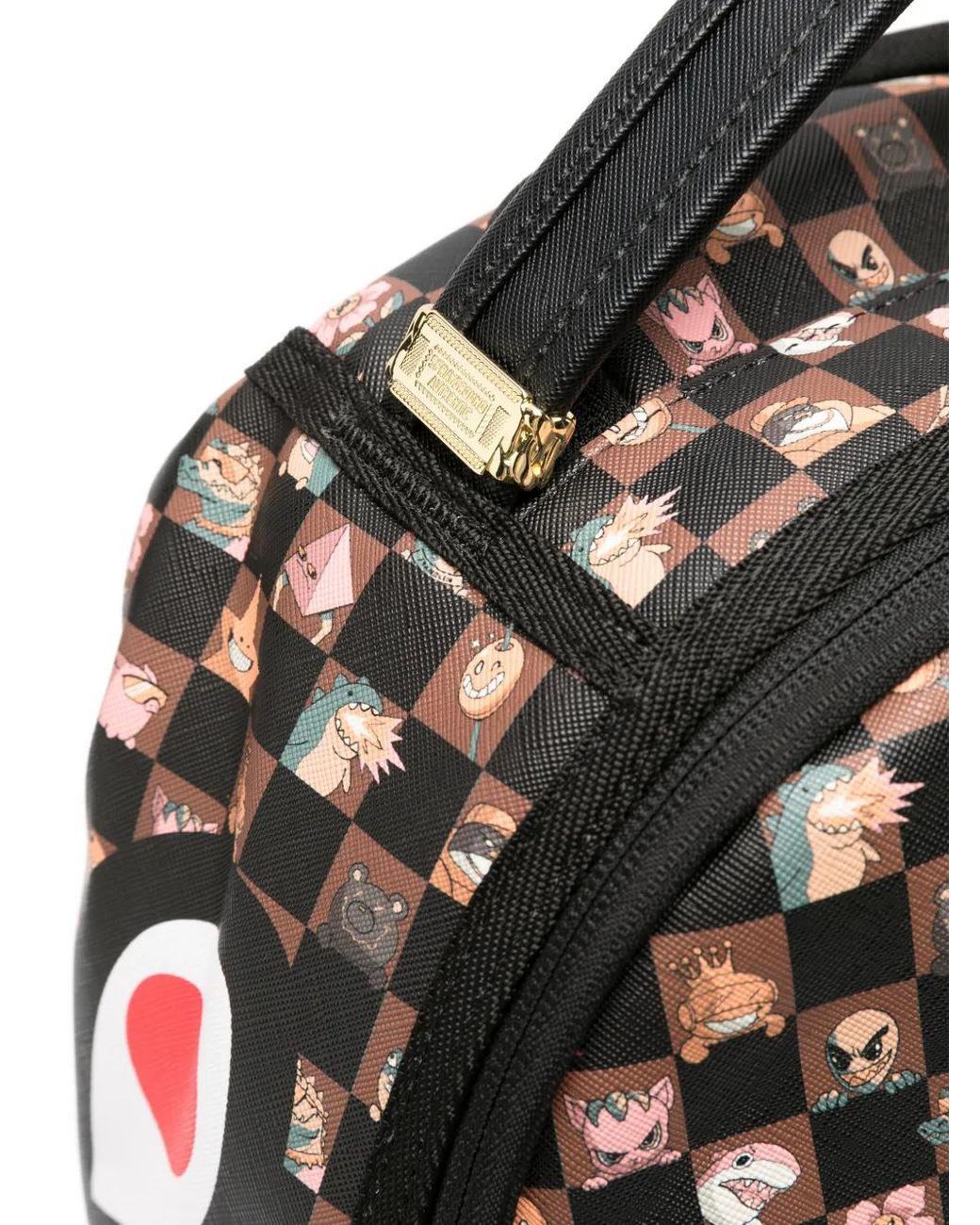 Sprayground Black Stealth Crew Backpack for men