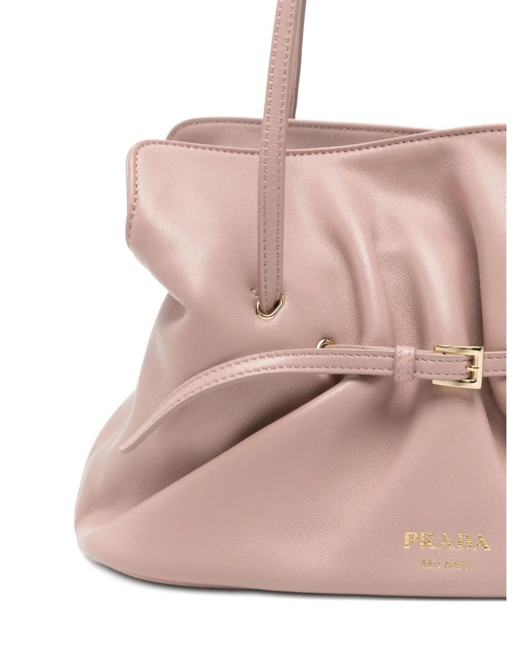 Prada Pink Dada Small Nappa Leather Bag