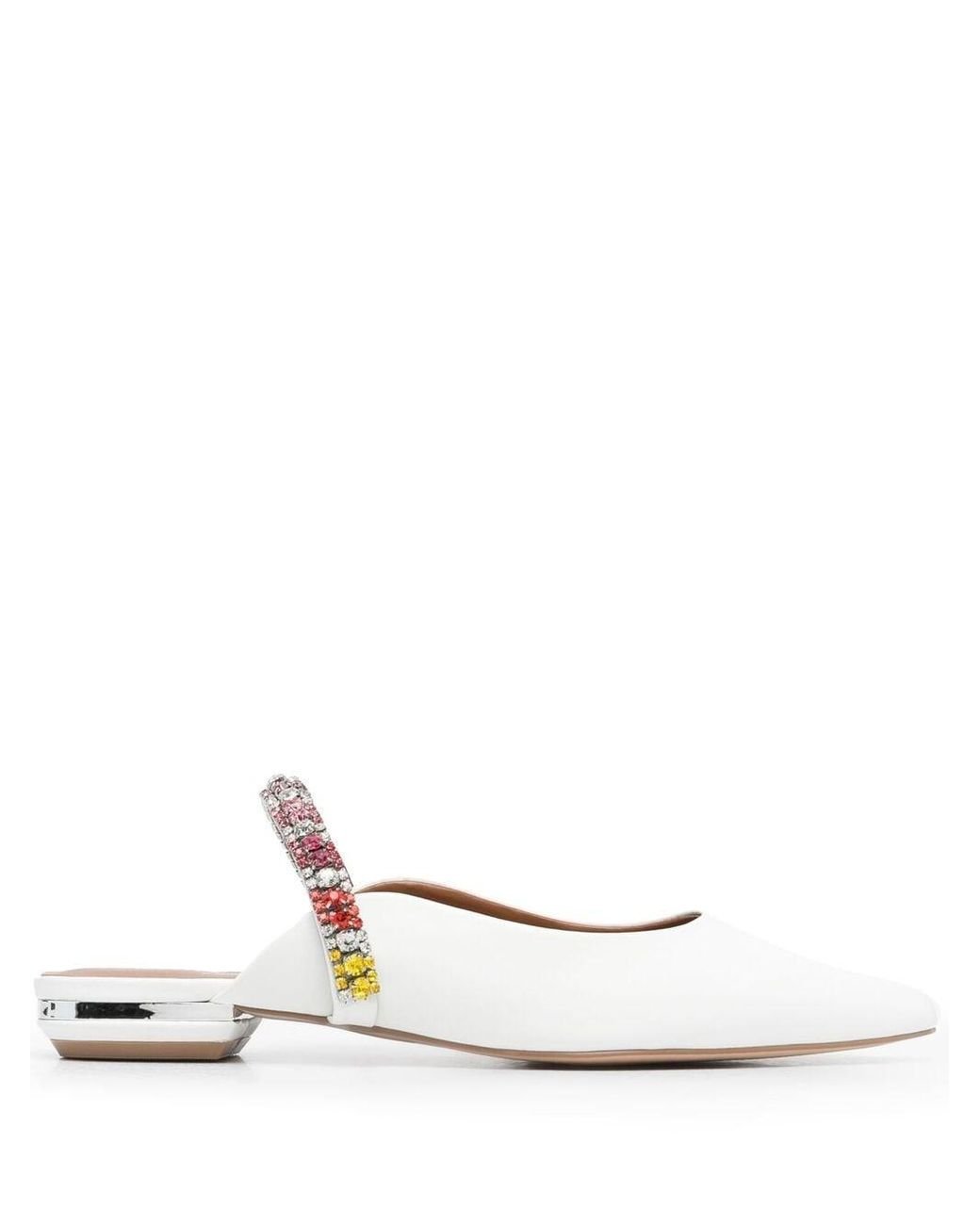 princely crystal embellished mule