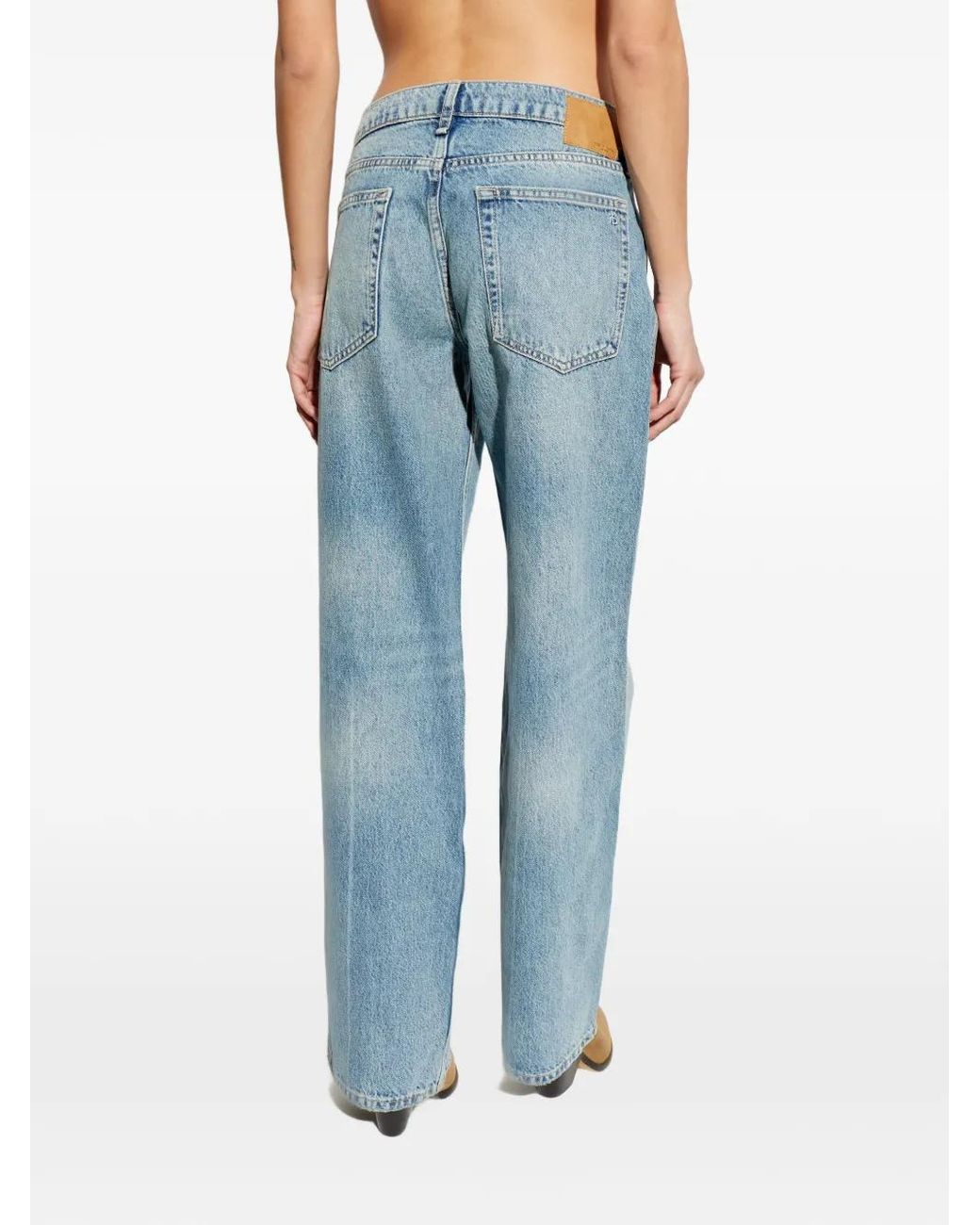 Rag & Bone Blue Saige Denim Jeans