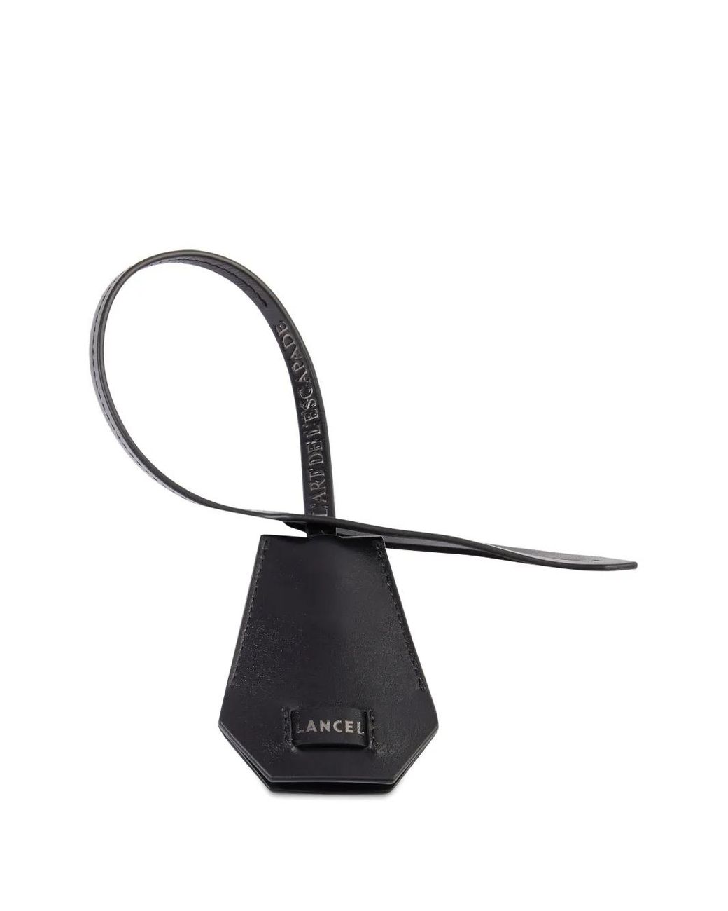 Lancel White Escapade Keyring