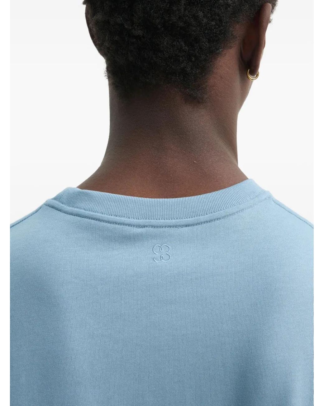Filippa K Blue Cotton T-Shirt for men