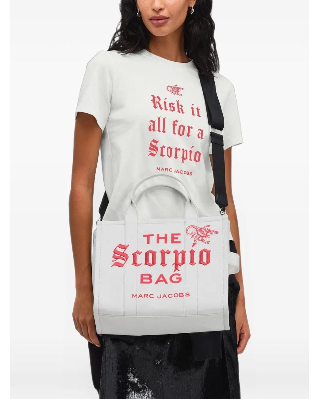 Marc Jacobs White The Medium Tote Bag