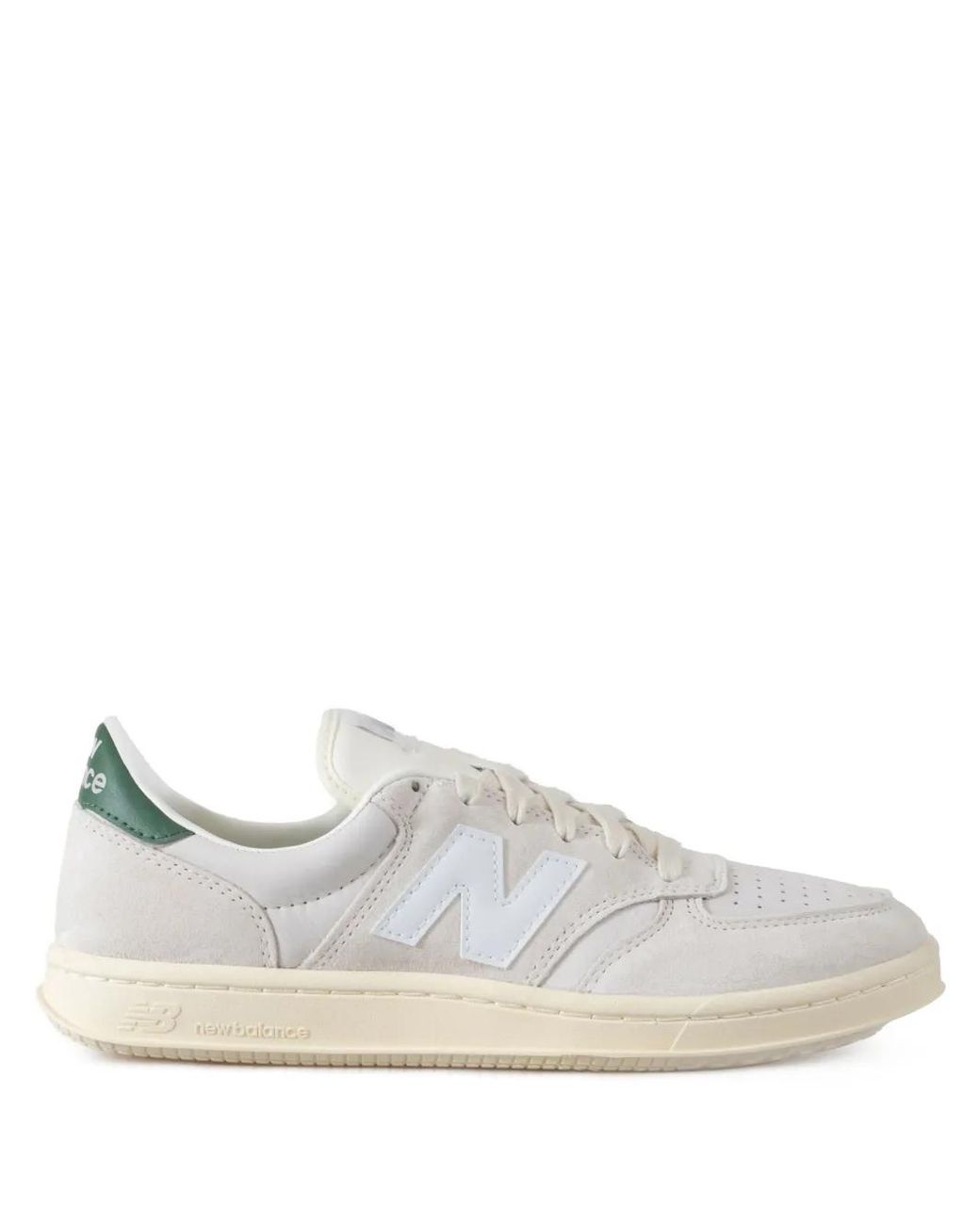 New Balance White T500 Sneakers