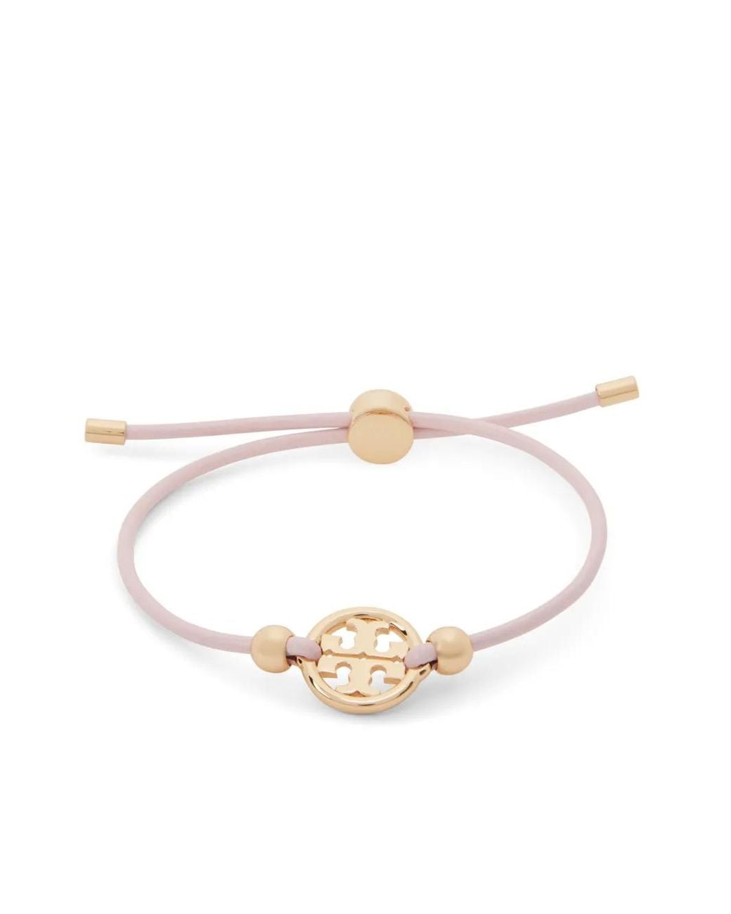 Tory Burch White Icon Slider Bracelet