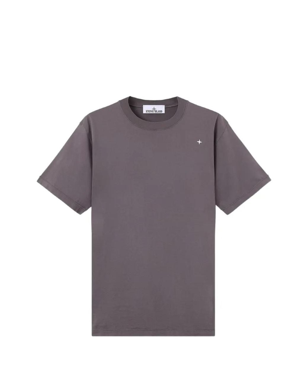Stone Island Purple 2100003 Mercerized Cotton Jersey_S.I. Stellina for men