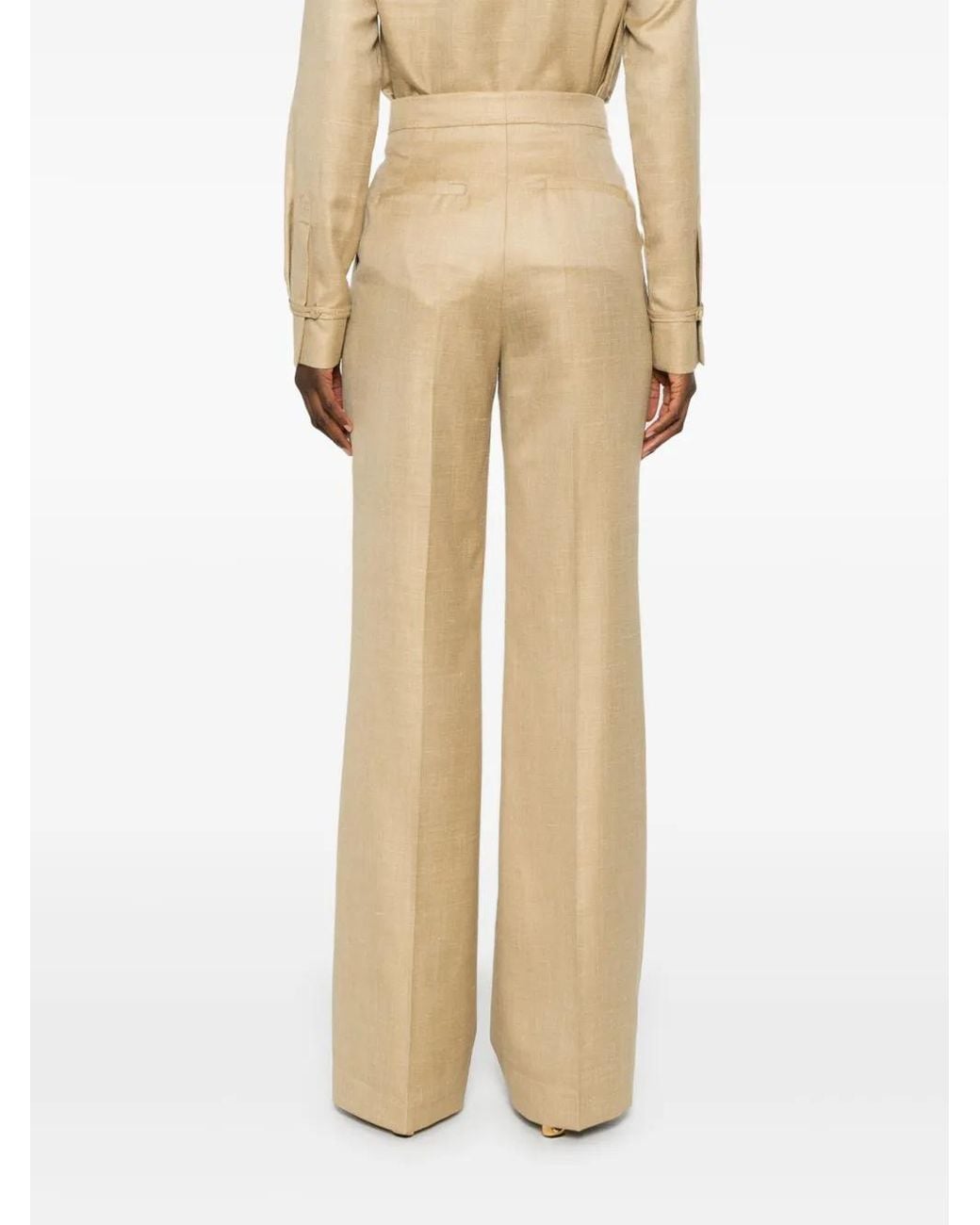 Gabriela Hearst Natural Vesta Trousers