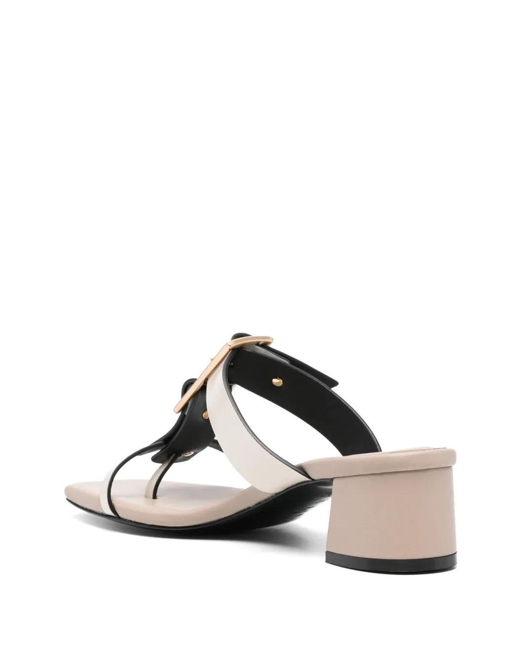 DONNARì White Leather Sandals
