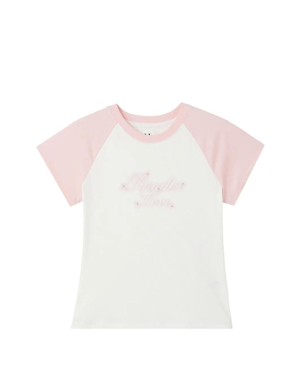 B+ AB Pink Crystal-Embellished T-Shirt