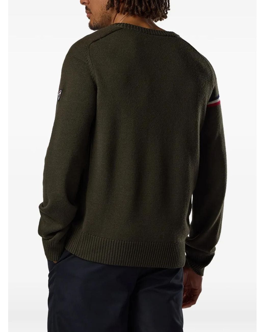 Rossignol Black Odysseus Crew-Neck Sweater for men