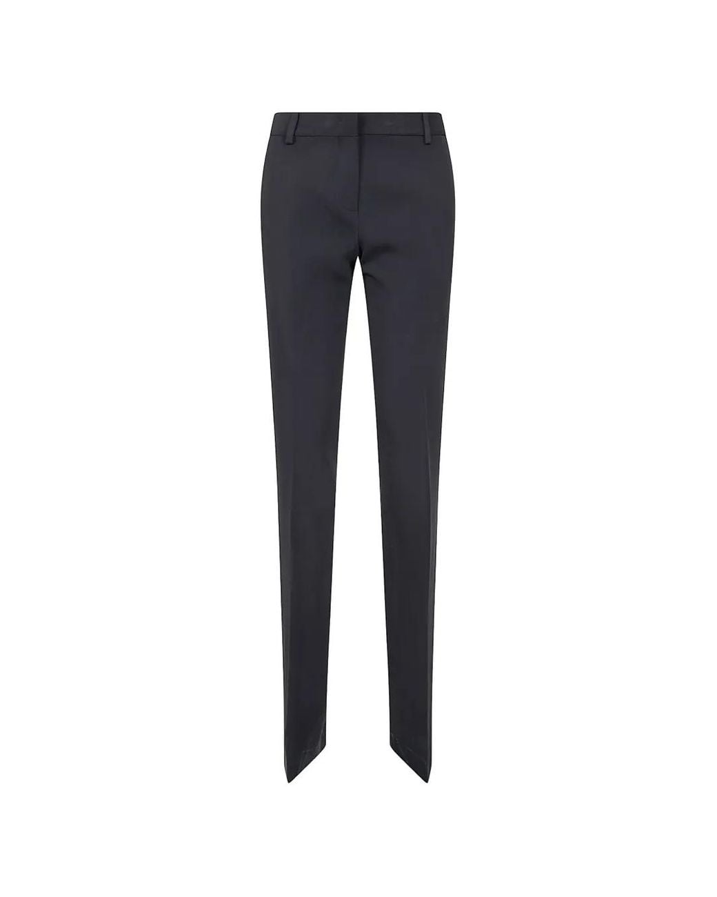 Ermanno Scervino Blue Split-Hem Trousers