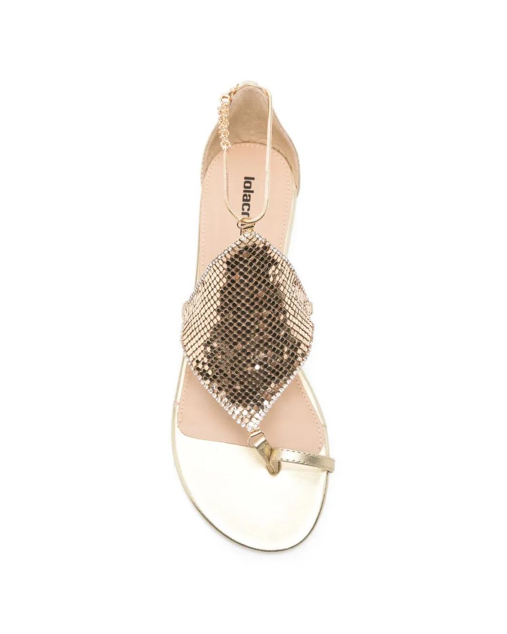Lola Cruz White Ivanna Flat Sandals