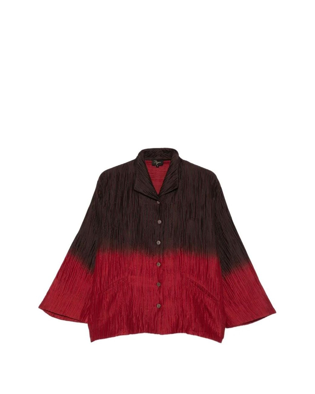 Raga Red Veste À Effet Dégradé Et Effet Froissé