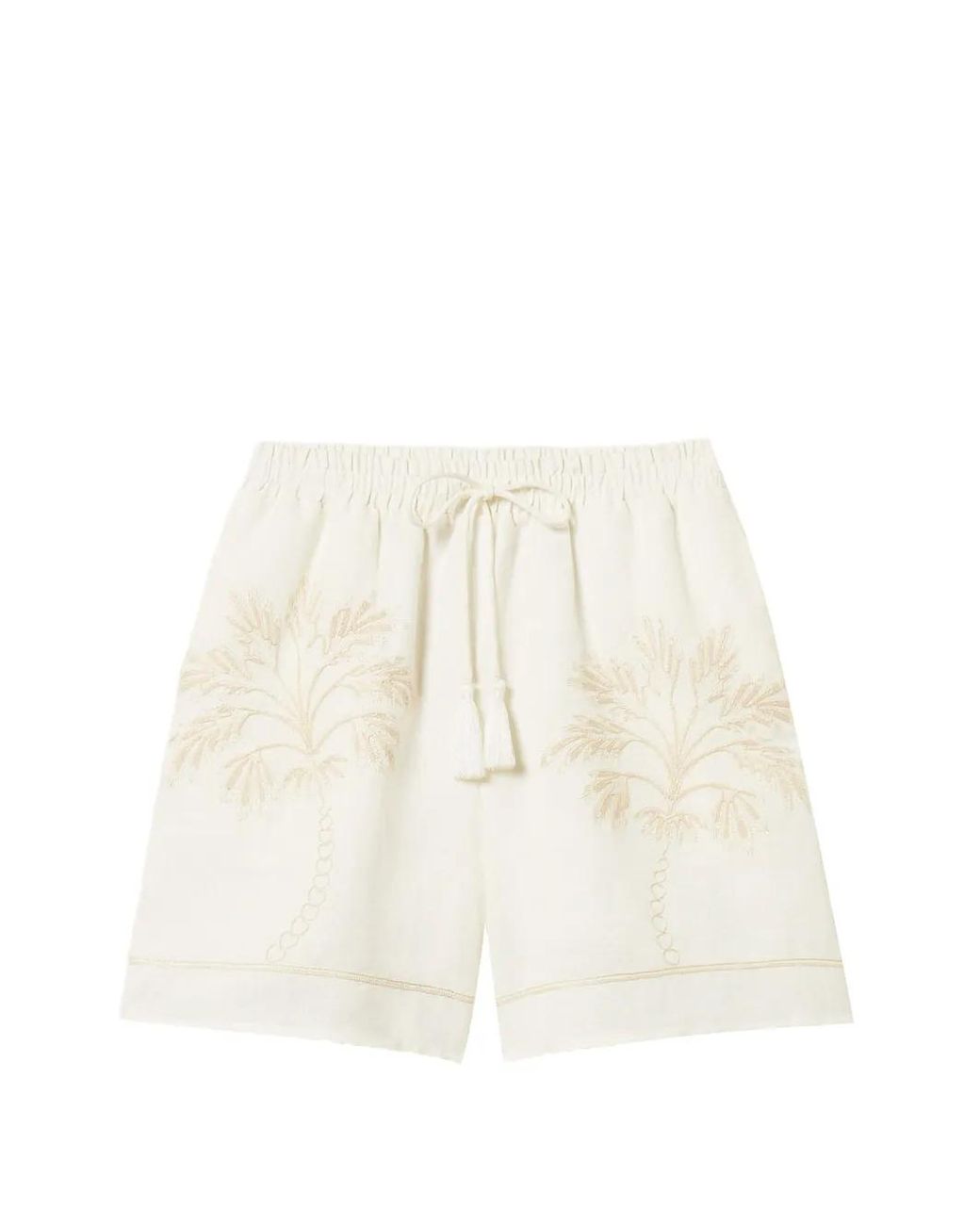 Twinset White Drawstring-Fastening Shorts