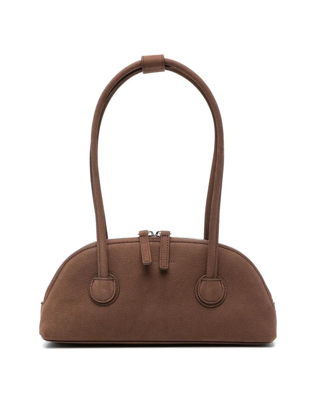 MARGE SHERWOOD Brown Bessette Leather Shoulder Bag