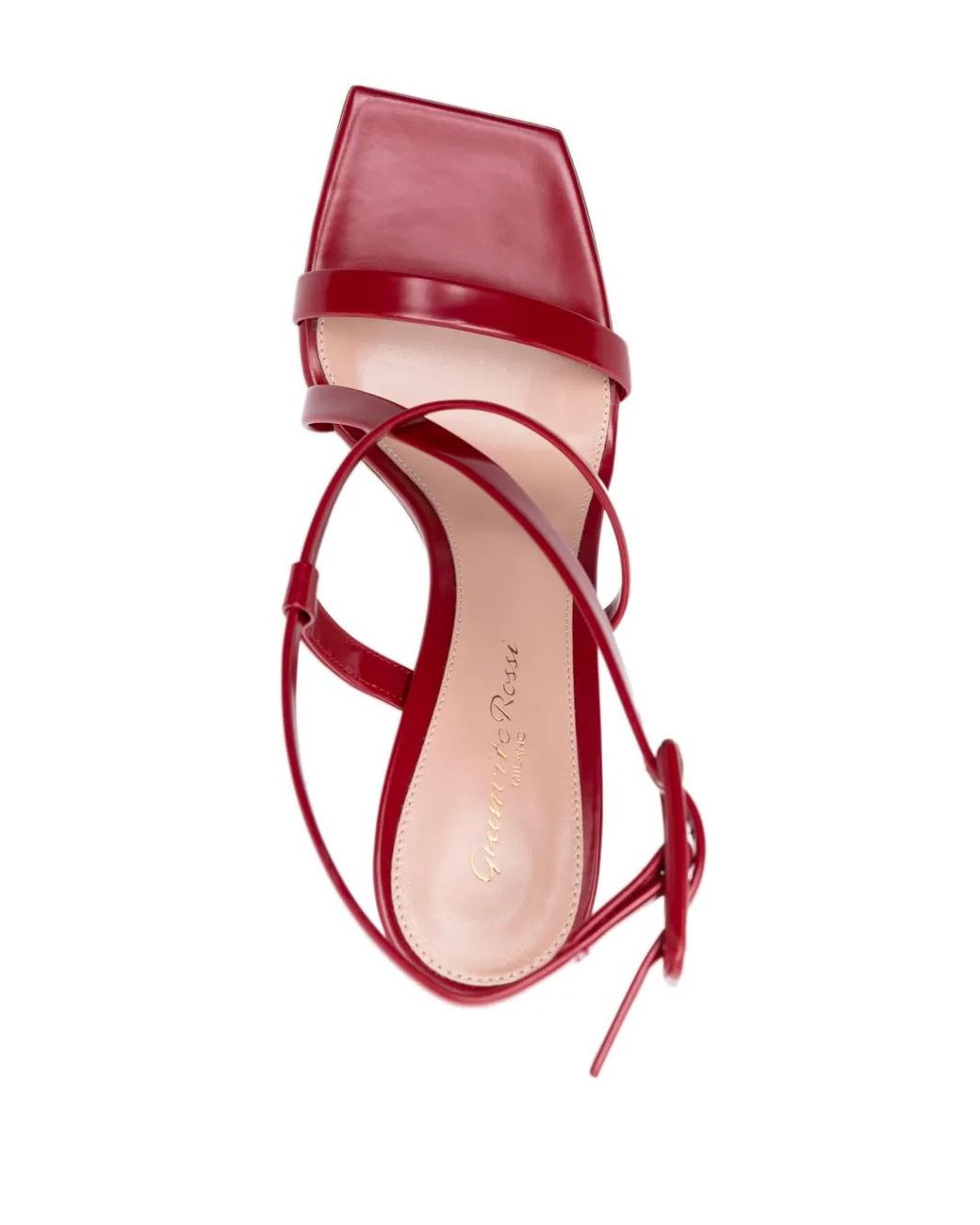 Gianvito Rossi Pink Lindsay 95Mm Leather Sandals
