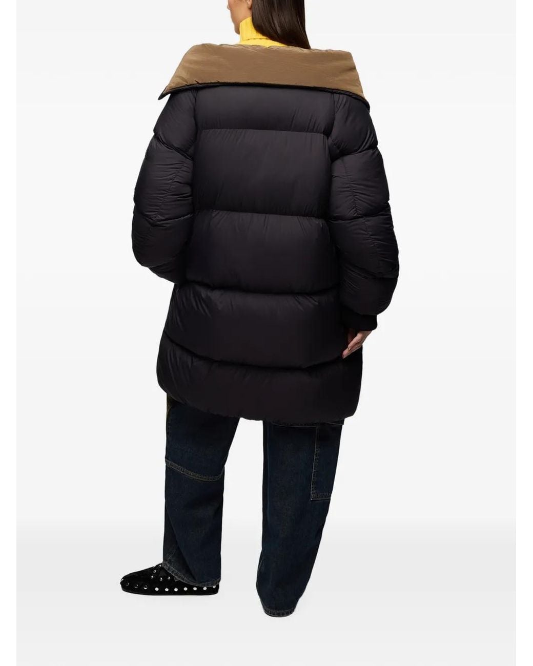 Ganni Blue Maxi Puffer