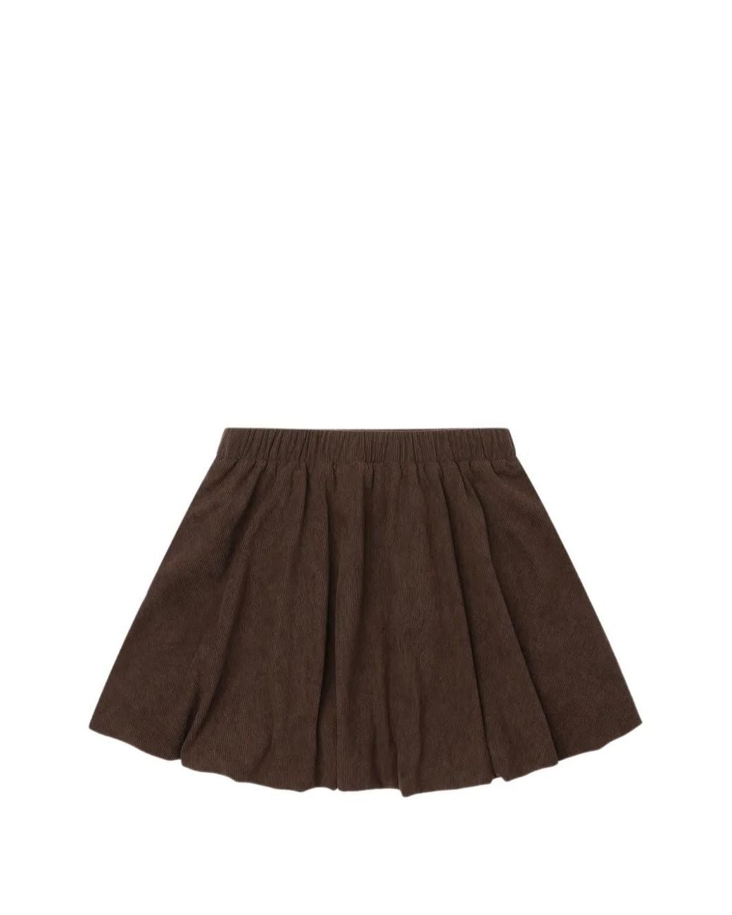AAPE BY A BATHING AP Ribfluwelen Flared Rok in het Brown