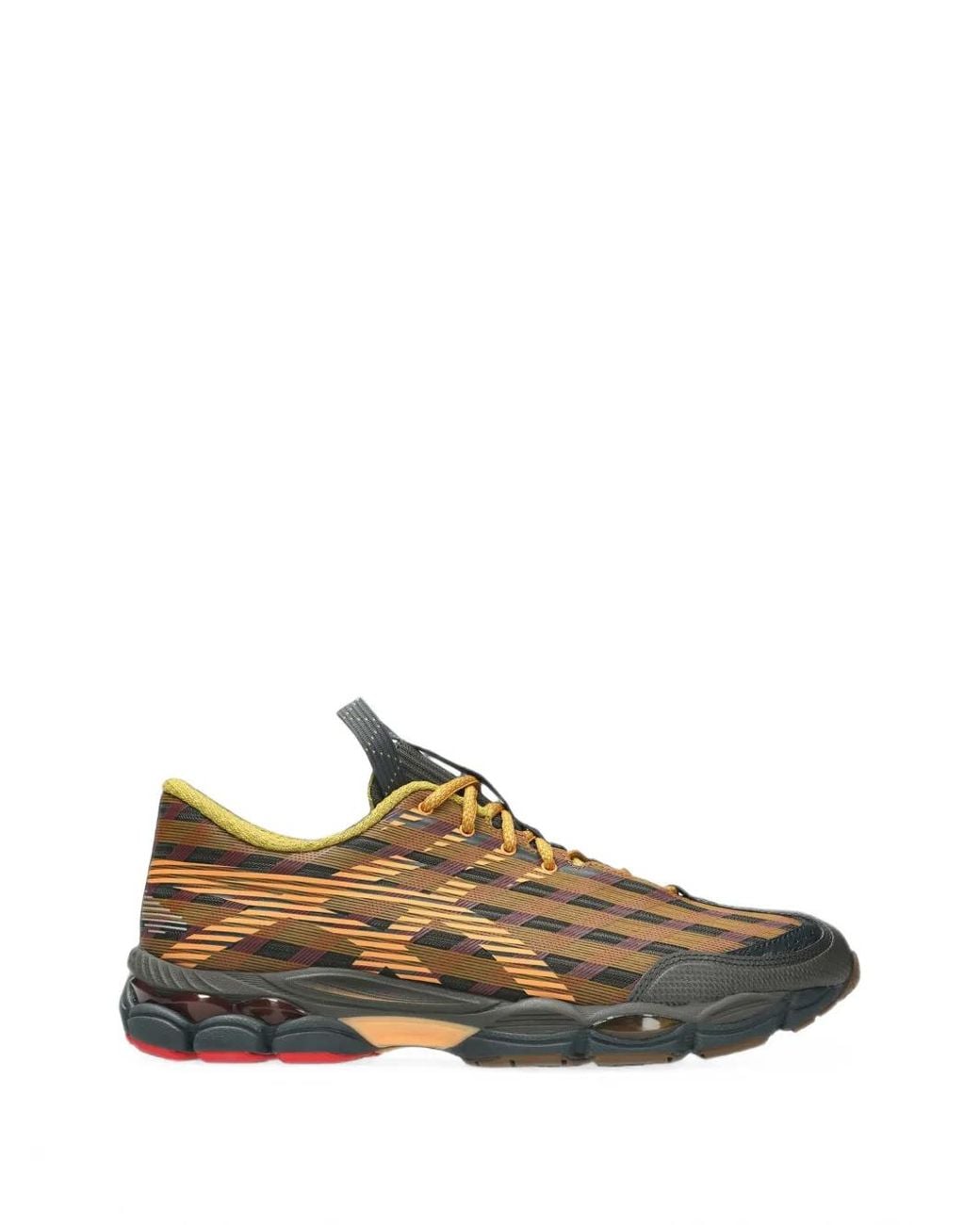 Asics Orange Us8-S Gel-Sj33 Mesh Panel Sneakers