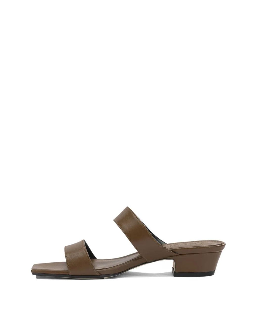 Aeyde White Kemi Square-Toe Sandals