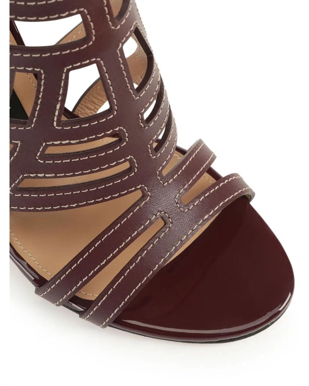 Sergio Rossi Brown Sr Agate Sandals
