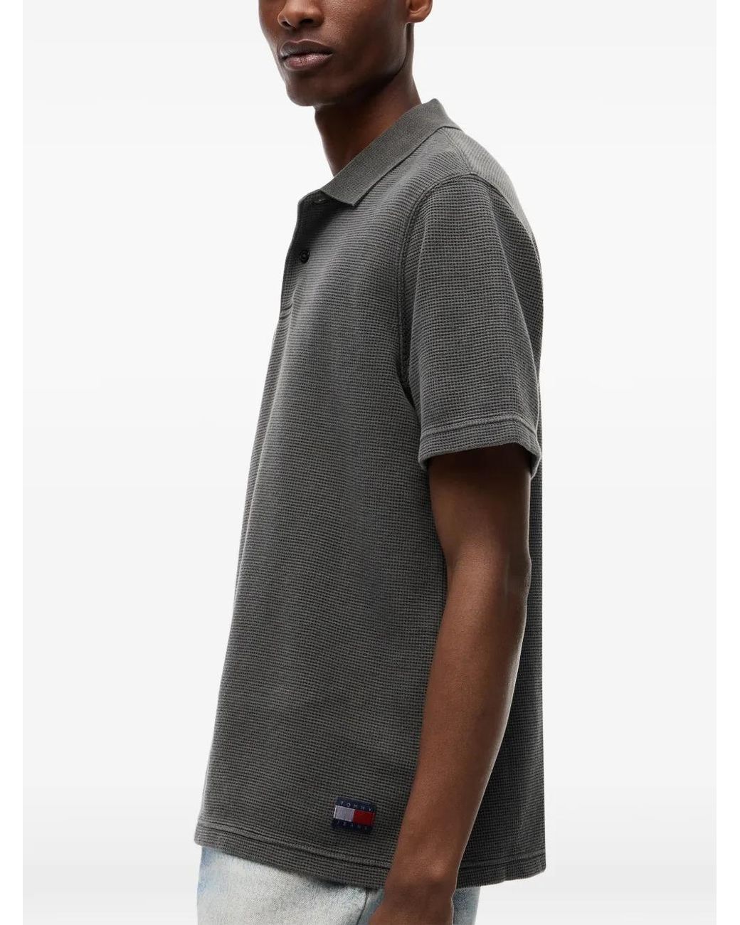 Tommy Hilfiger Gray Short-Sleeve Polo Shirt for men