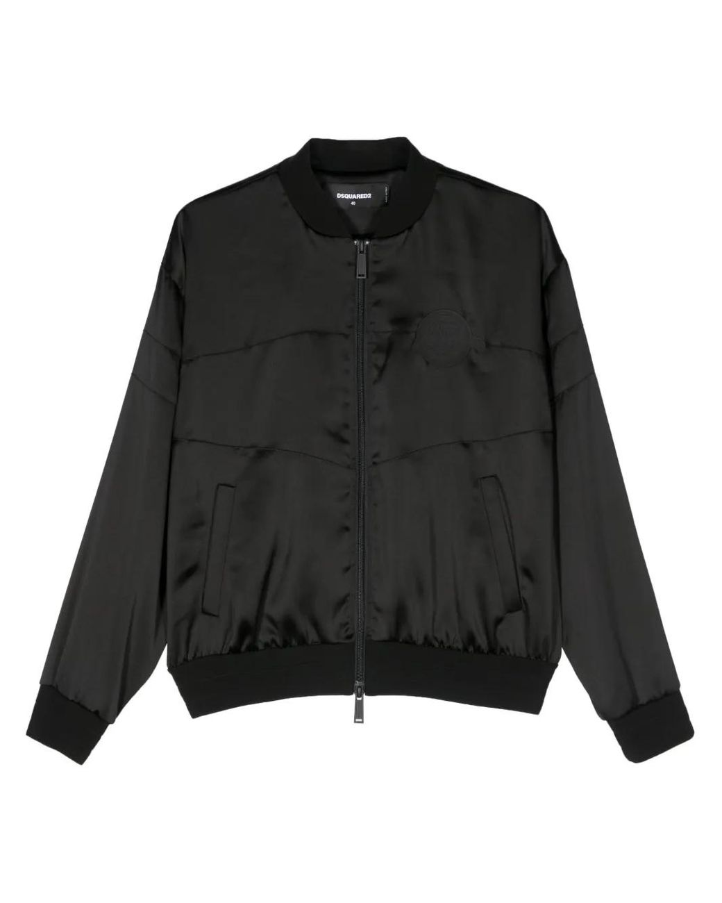 DSquared² Black Under The Bridge Bomber Jacket