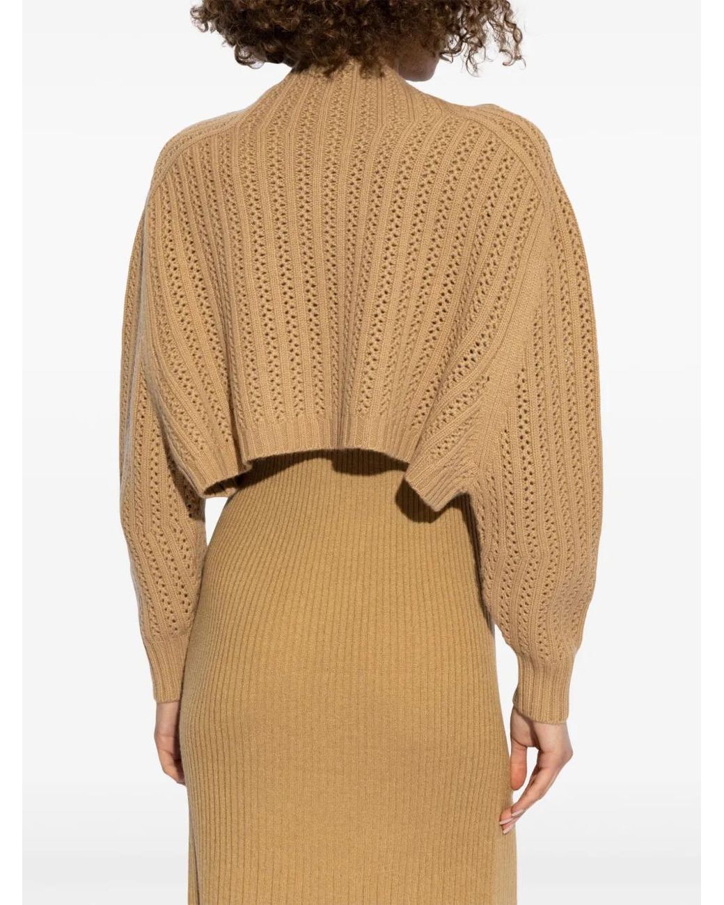 Max Mara Natural Hodeida Cropped Sweater
