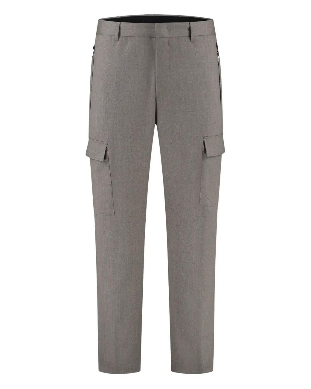 PT Torino Gray Pantalon À Poches Cargo for men