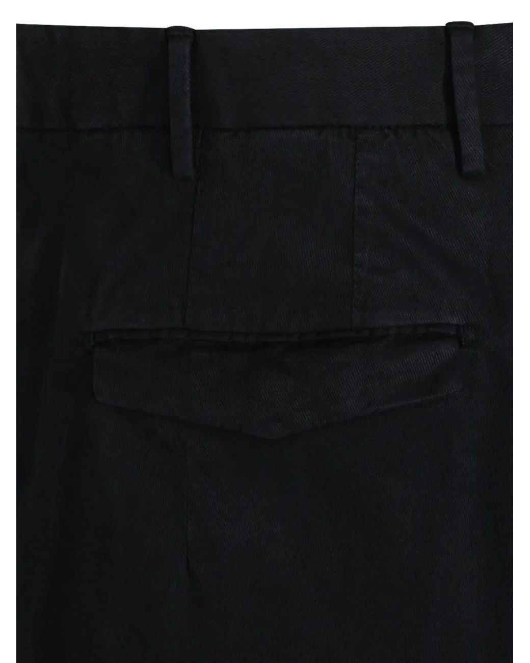 PT Torino Black Pantalon À Design Plissé for men