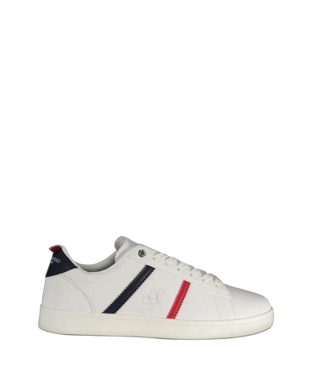 U.S. Grand White Striped-Detail Sneakers for men