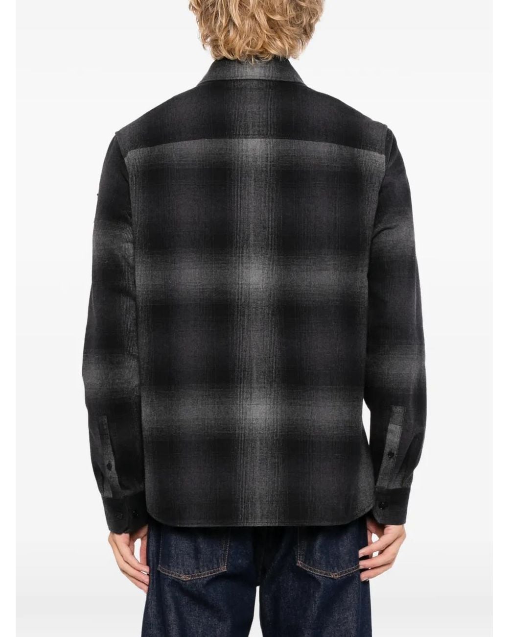 Belstaff Black Outpost Fannel Shirt for men