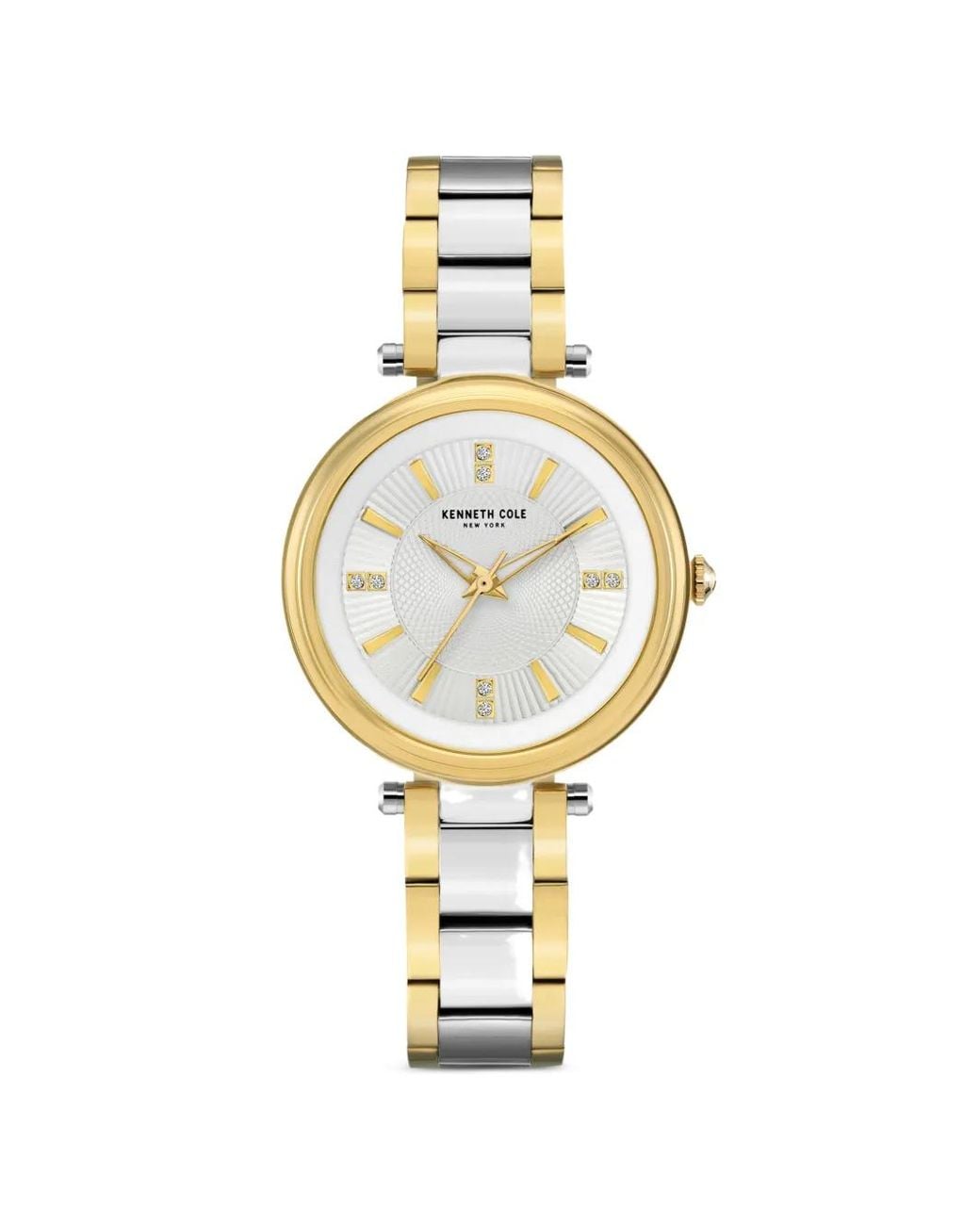 Kenneth Cole Metallic Montre À Ornements En Cristal Mm
