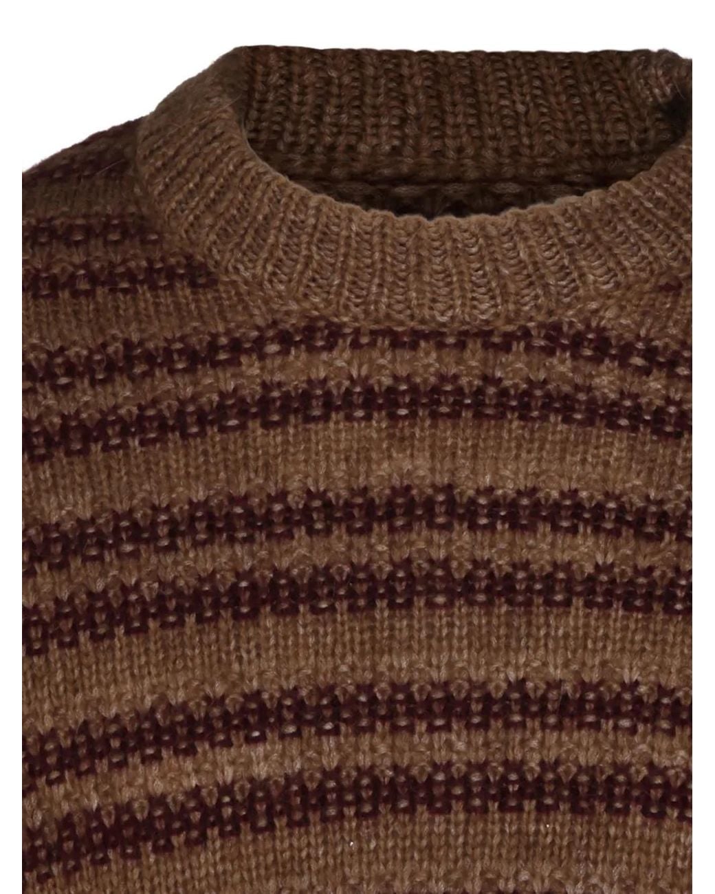 Pull Noah À Rayures Horizontales NN07 pour homme en coloris Brown