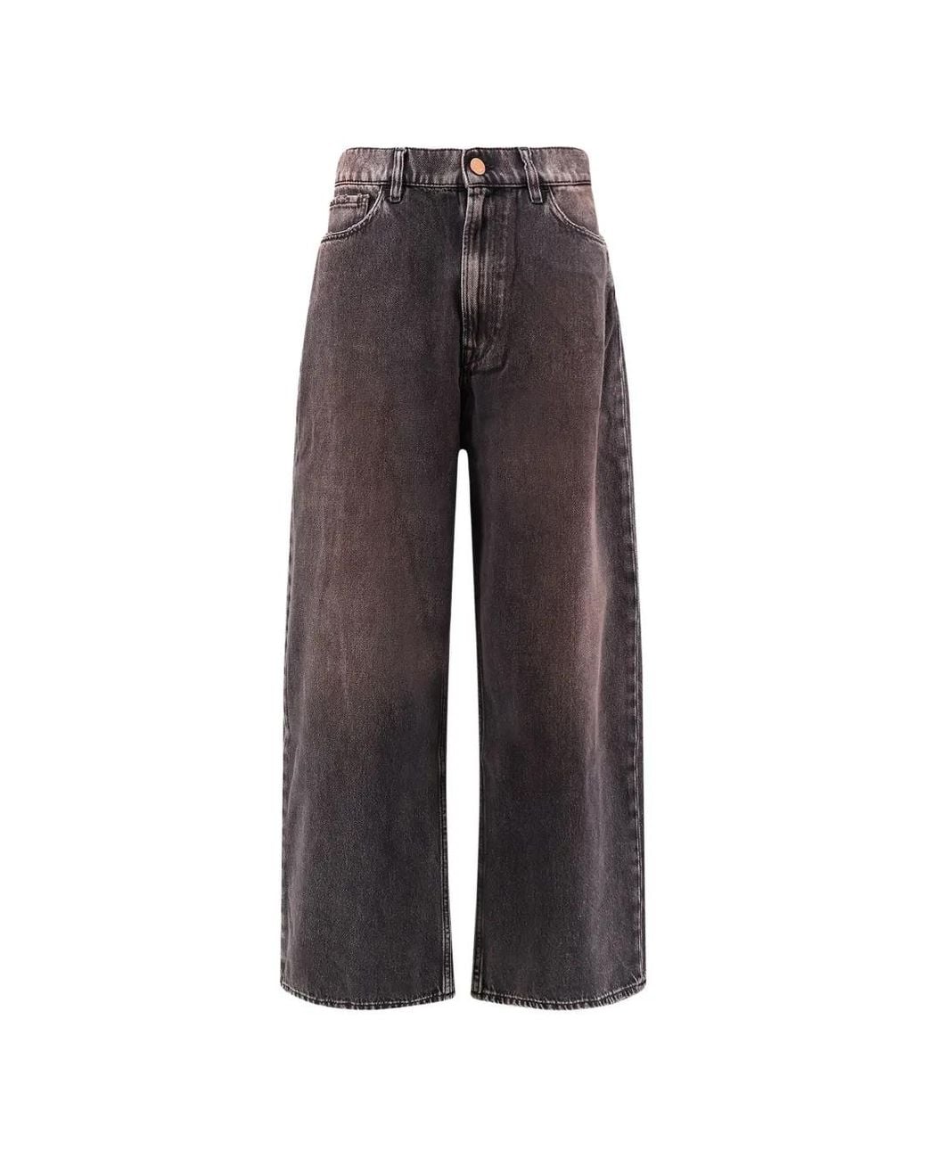 3x1 Gray Wide-Leg Skater Jeans