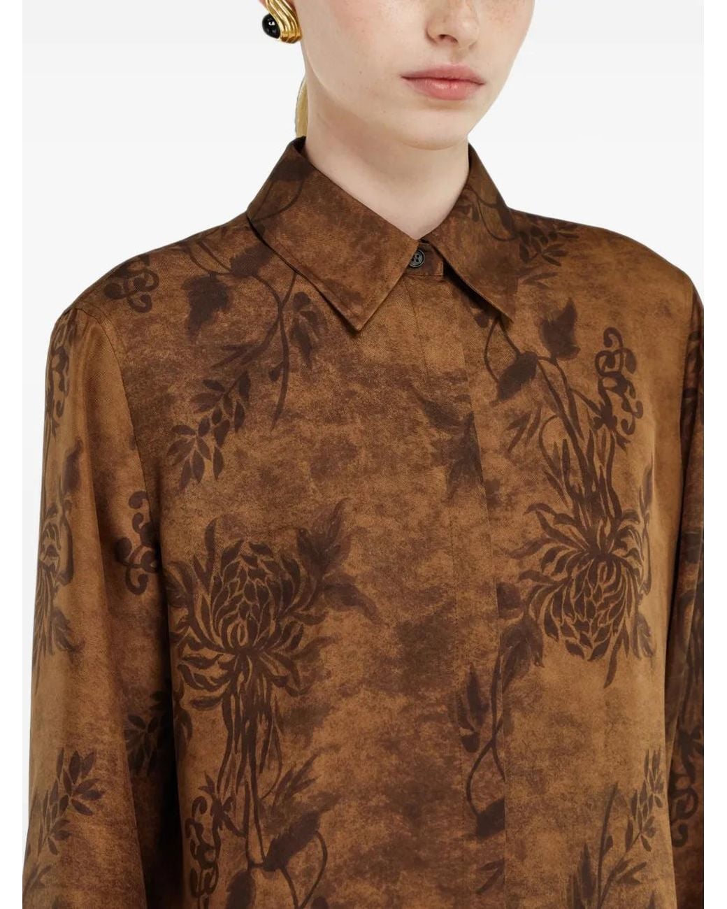Camicia di Ferragamo in Brown
