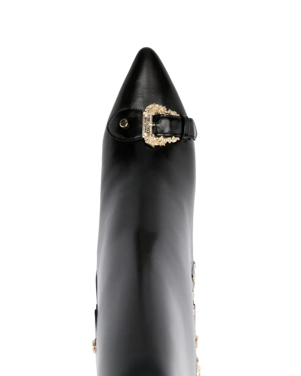 Versace Jeans Couture Ssense Exclusive Black Hardware Boots