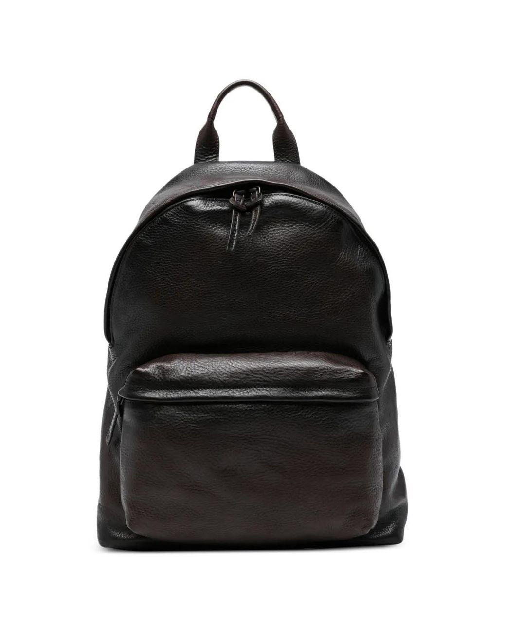 Officine Creative Black "Oc Pack 001" Leather Backpack for men