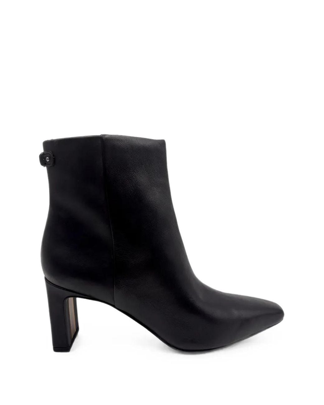 Sam Edelman Black Saige Leather Ankle Boots