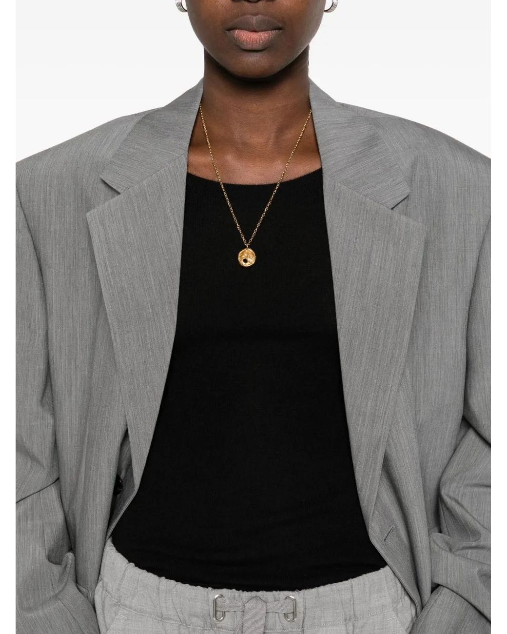 Bompard Black Crew-Neck Sweater