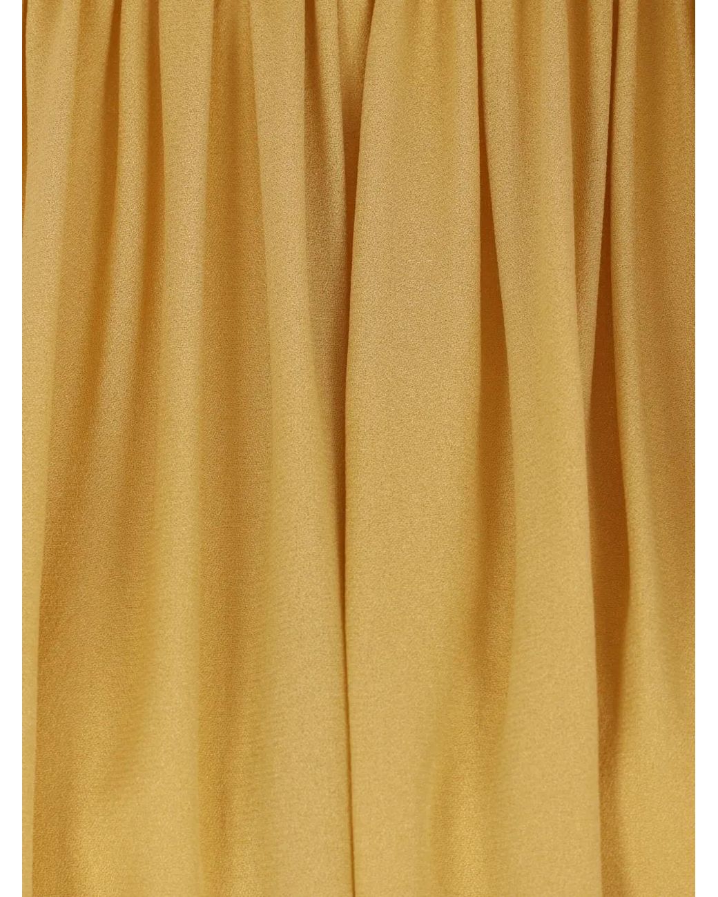 Elie Saab Yellow Silk Blouse