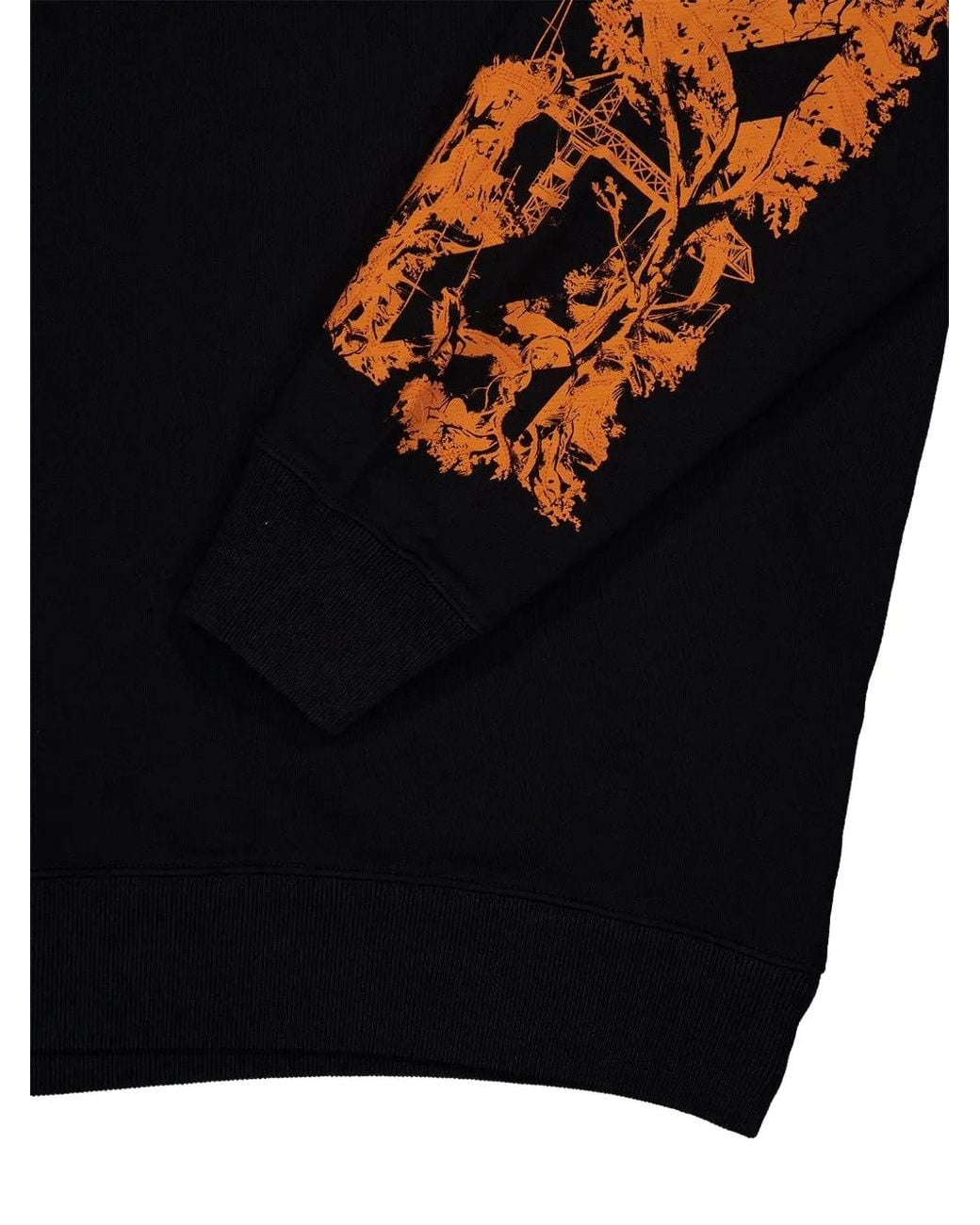Off-White c/o Virgil Abloh Blue Hoodie Imprimé À Logo Imprimé for men