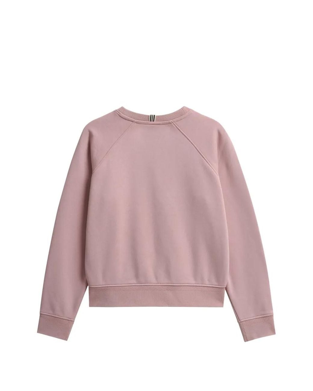 Pringle of Scotland Pink Brushed-Back Crew-Neck Sweatshirt