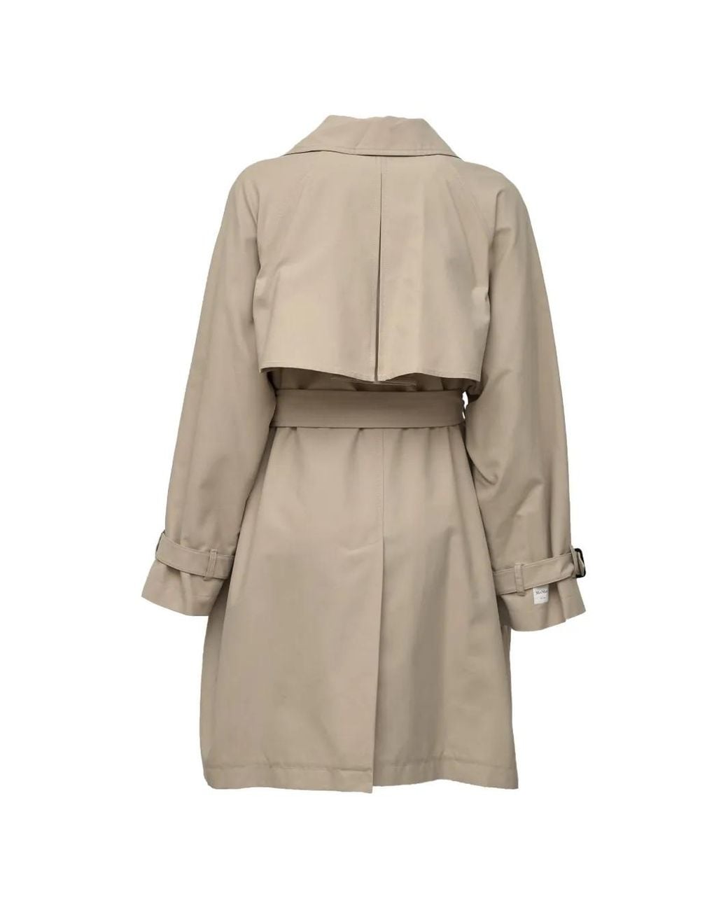 Max Mara Natural Buttoned Trench Coat