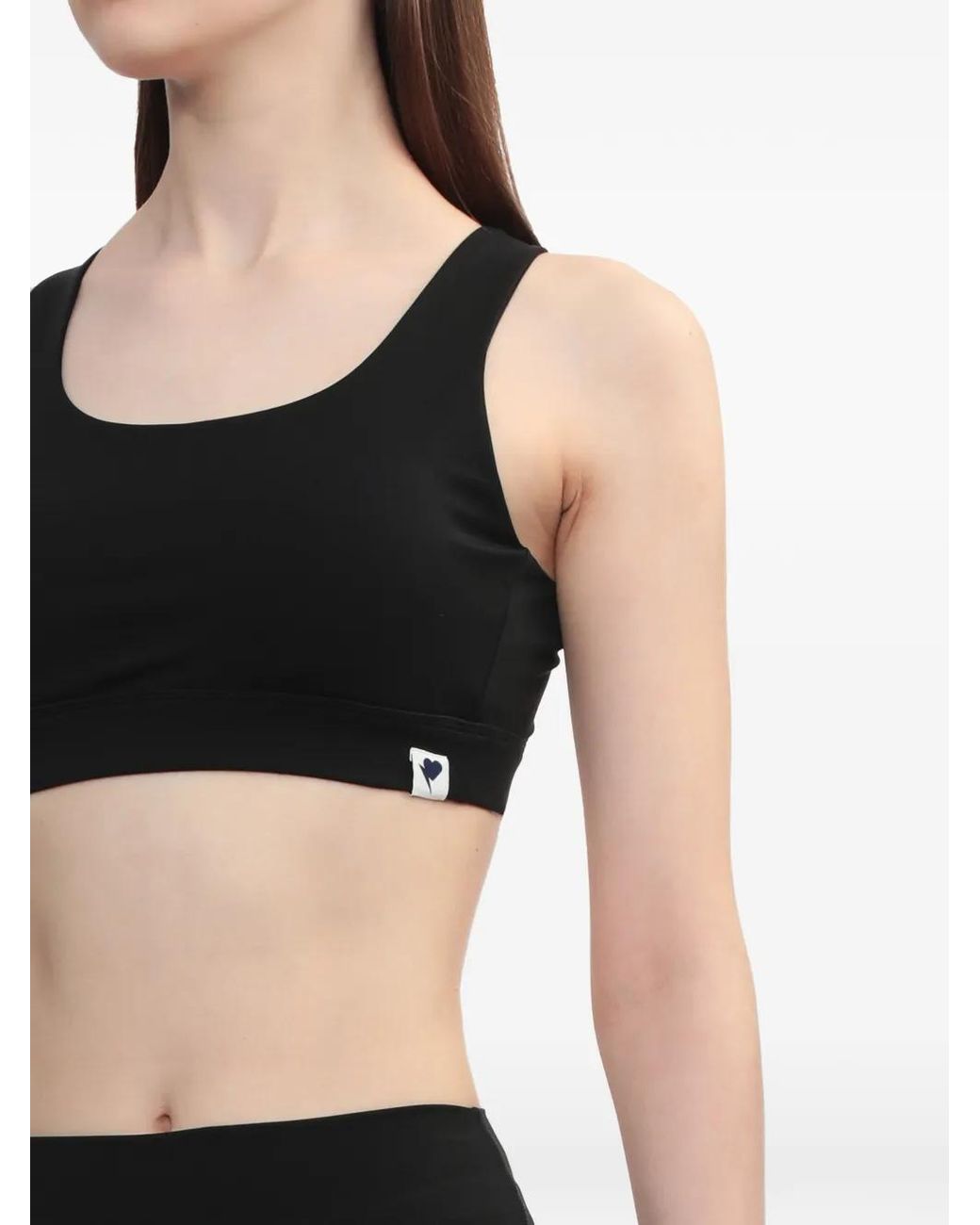 A Bathing Ape Black Racerback Sports Bra