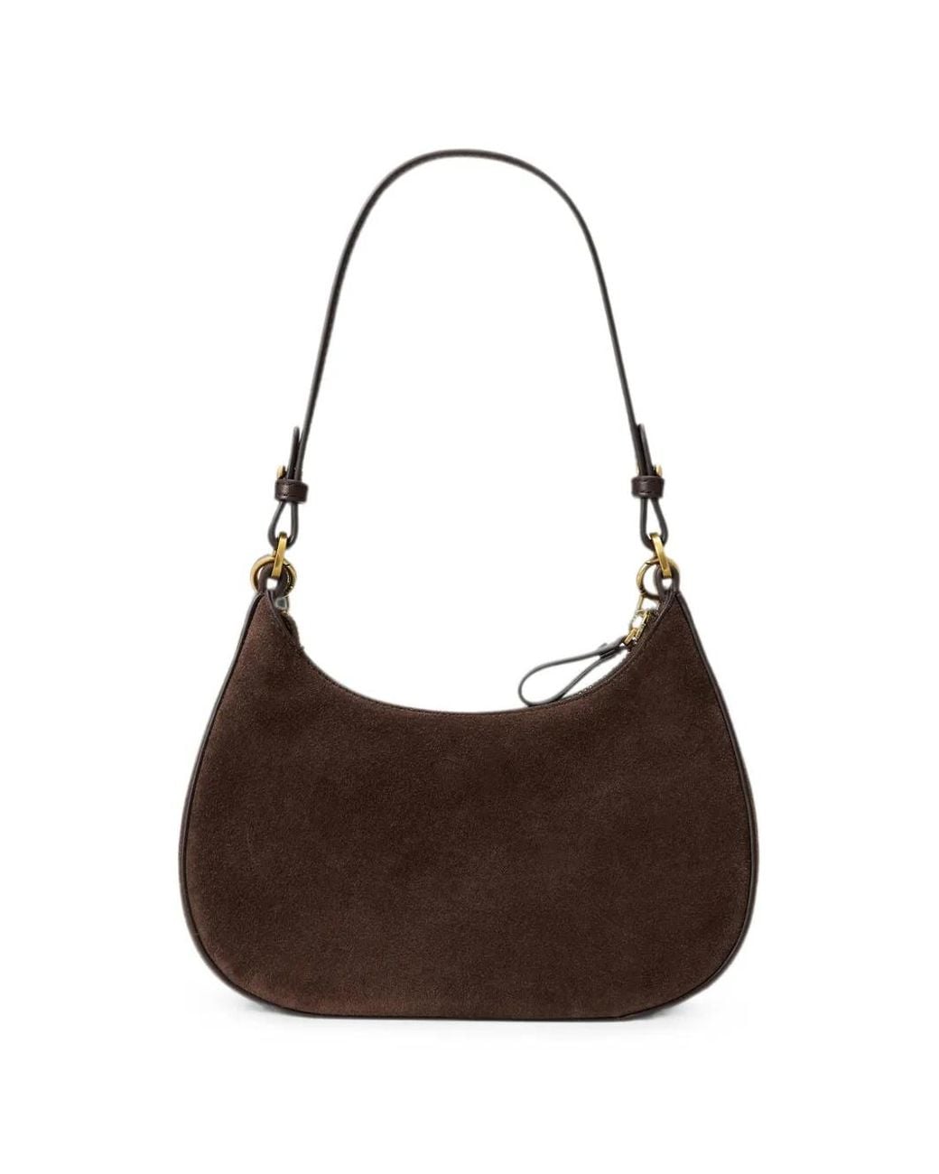 Ralph Lauren Brown Sac Porté Épaule Marcy Médium