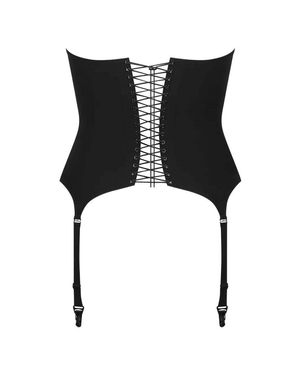 Maison Close Black Nuit Infinie Suspenders-Detail Top