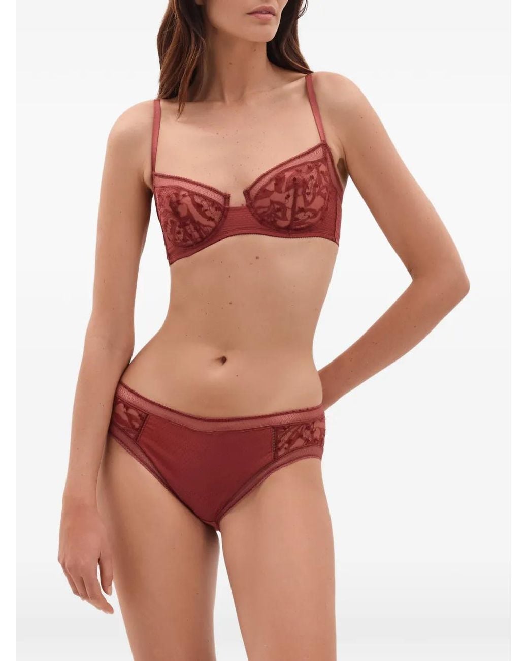 Slip Brindille di Eres in Red