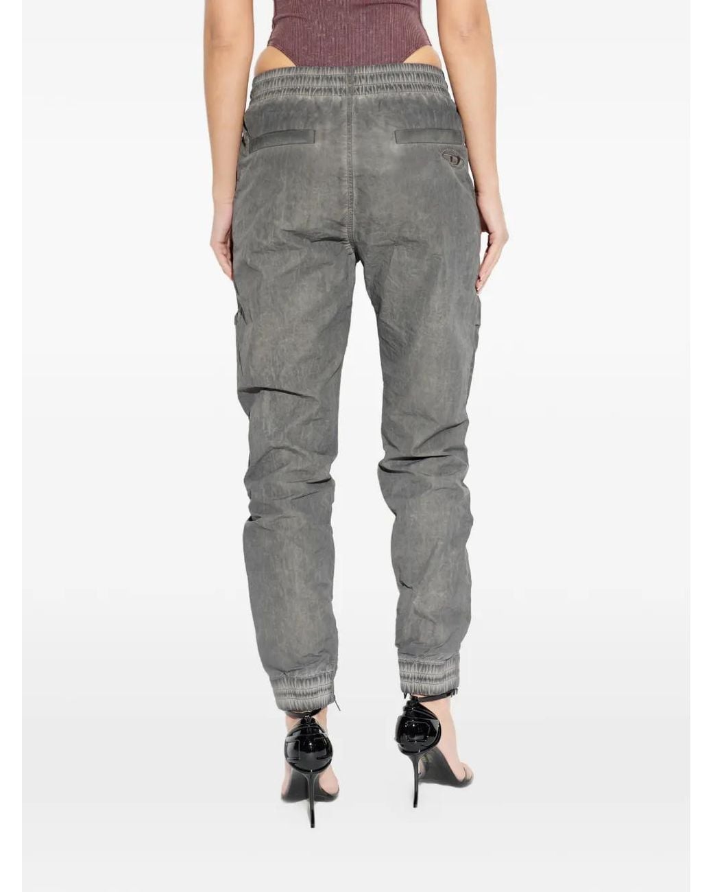 DIESEL Gray P-Ride Zip-Pocket Cargo Pants
